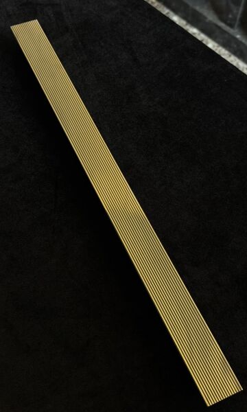 METAX HATAY ÇİZGİLİ 512MM DOLAP KULPU ALTIN