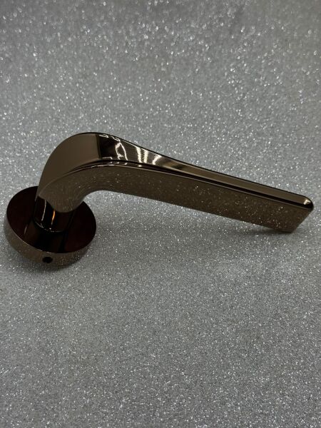 TESLA ROZETLİ KAPI KOLU BRONZ
