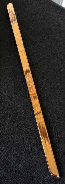 METAX ULUS DÜZ 512MM DOLAP KULPU BRONZ