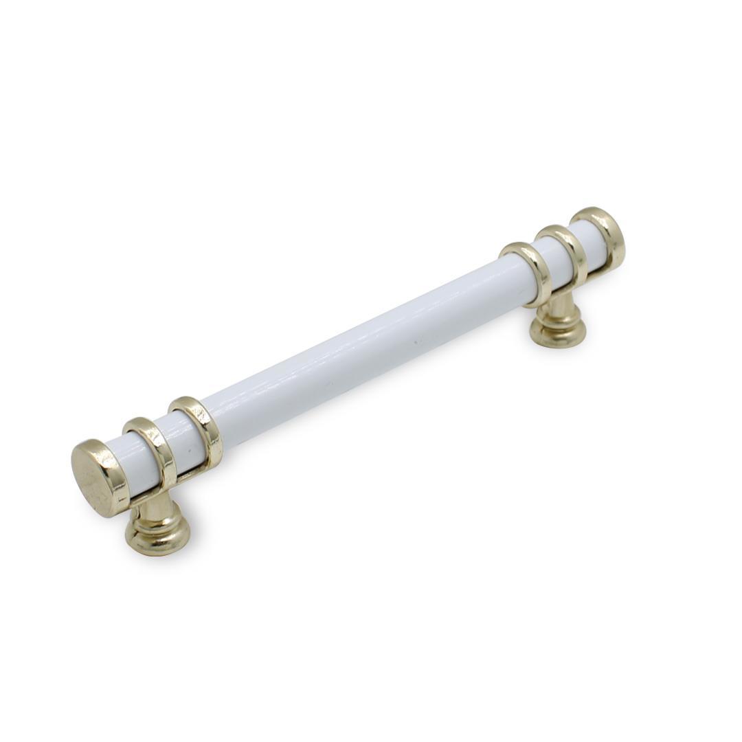 RİNG MOBİLYA KULP 128 MM ALTIN BEYAZ