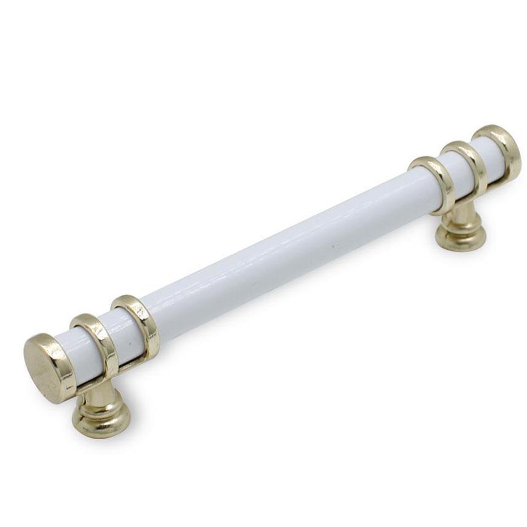 RİNG MOBİLYA KULP 224 MM BEYAZ ALTIN