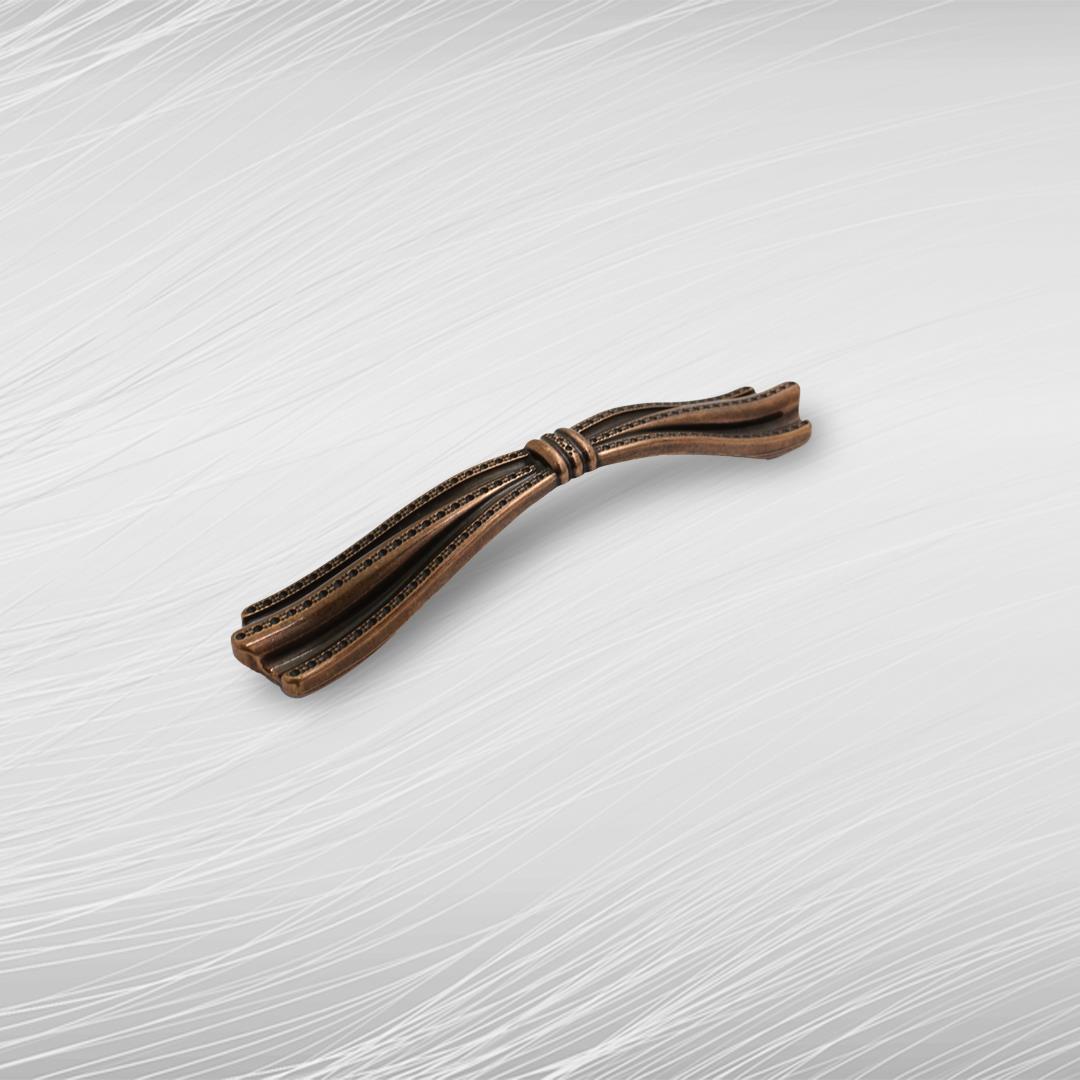 ÖZSAN MİMOZA MOBİLYA KULP 128MM ANTİK BAKIR