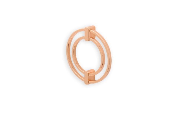 İKİLİ HALKA MOBİLYA KULP 64 MM ROSE