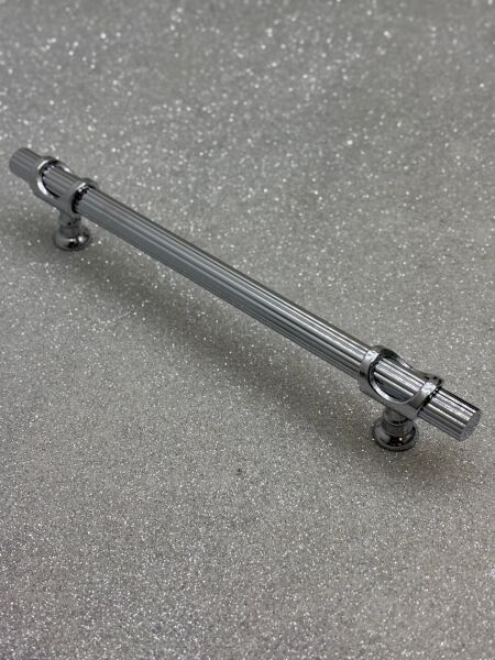 METAX ARSİN ÇİZGİLİ 160 mm DOLAP KULPU KROM