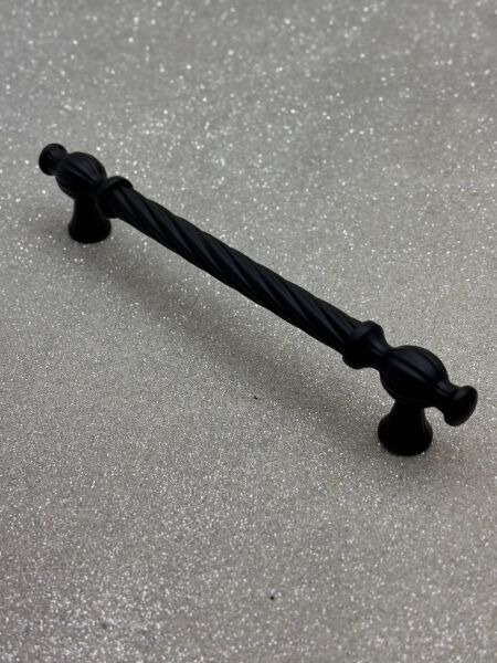 METAX KESİR BURMA 160mm DOLAP KULPU SİYAH