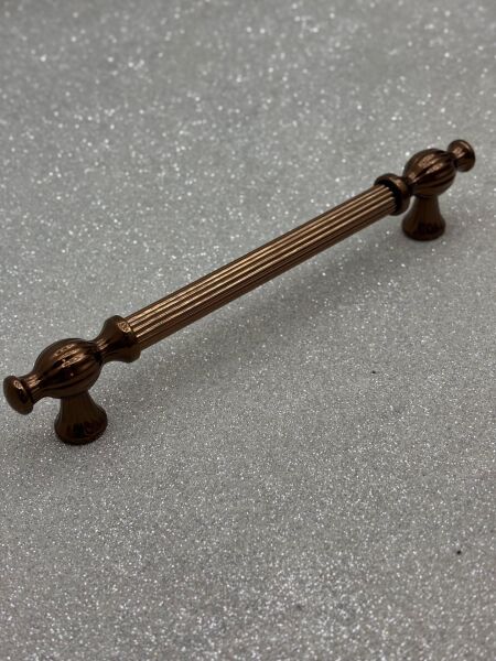METAX KESİR ÇİZGİLİ 160mm DOLAP KULPU BRONZ