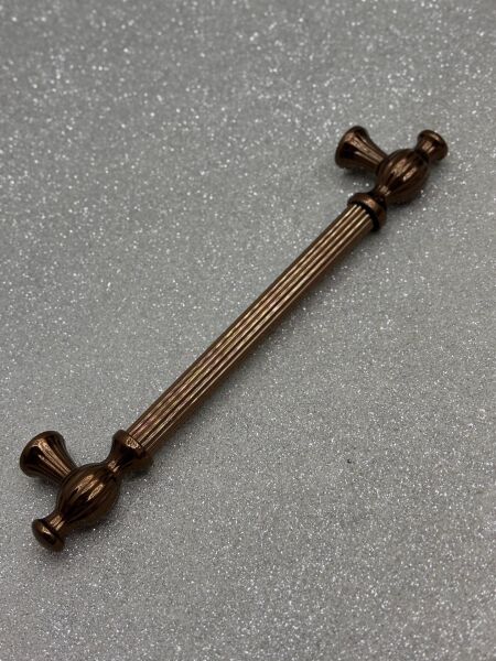 METAX KESİR ÇİZGİLİ 160mm DOLAP KULPU BRONZ