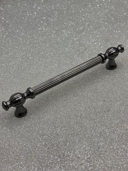 METAX KESİR ÇİZGİLİ 160mm DOLAP KULPU SOFT FÜME