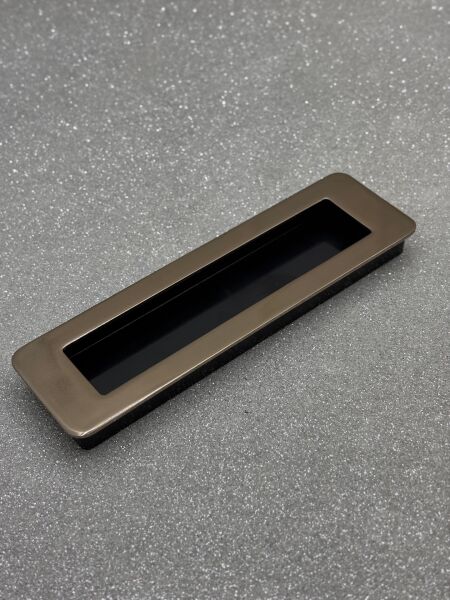 FDS AÇIK GÖMME 160mm DOLAP KULPU BRONZ SİYAH