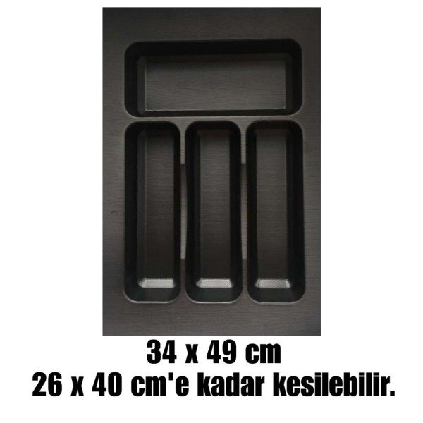 KAŞIKLIK 34*49 SİYAH