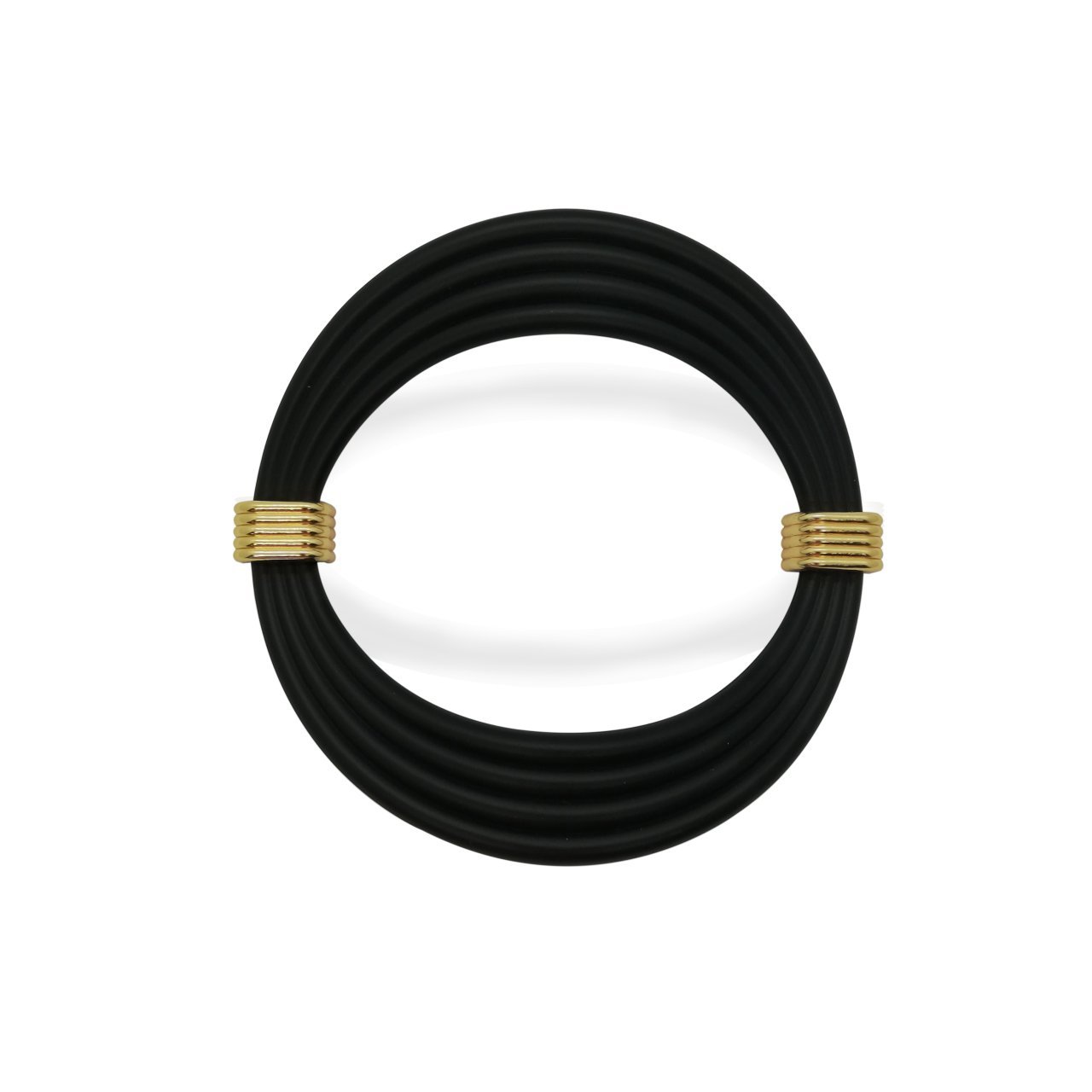 EMAKS PARGA 64 MM GÖVDE ALTIN TOKA MAT SİYAH
