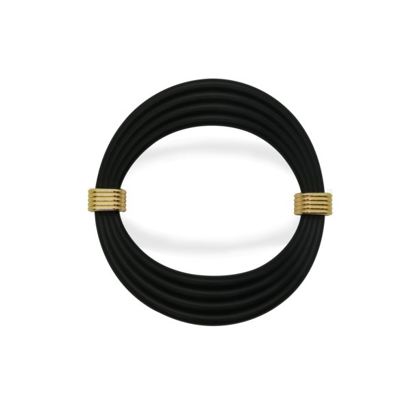 EMAKS PARGA 64 MM GÖVDE ALTIN TOKA MAT SİYAH