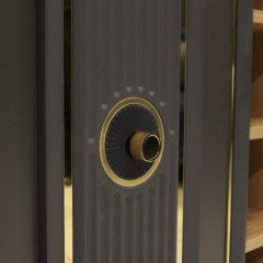 SİNİN MOBİLYA KULPU SİYAH - GOLD