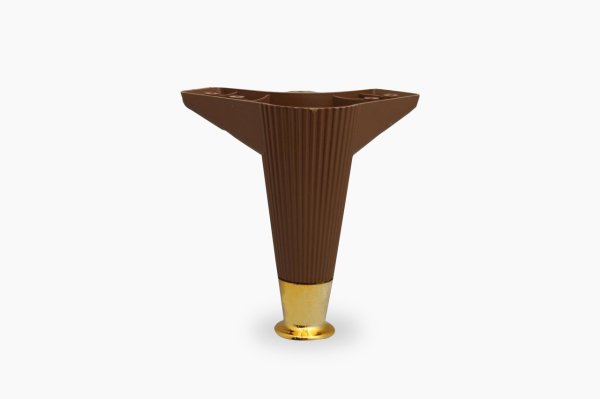 NEFES MOBİLYA AYAK 15 CM KAHVE ALTIN