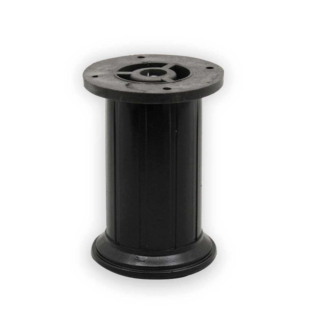 SOF PLASTİK SİYAH MOBİLYA AYAK 10 CM