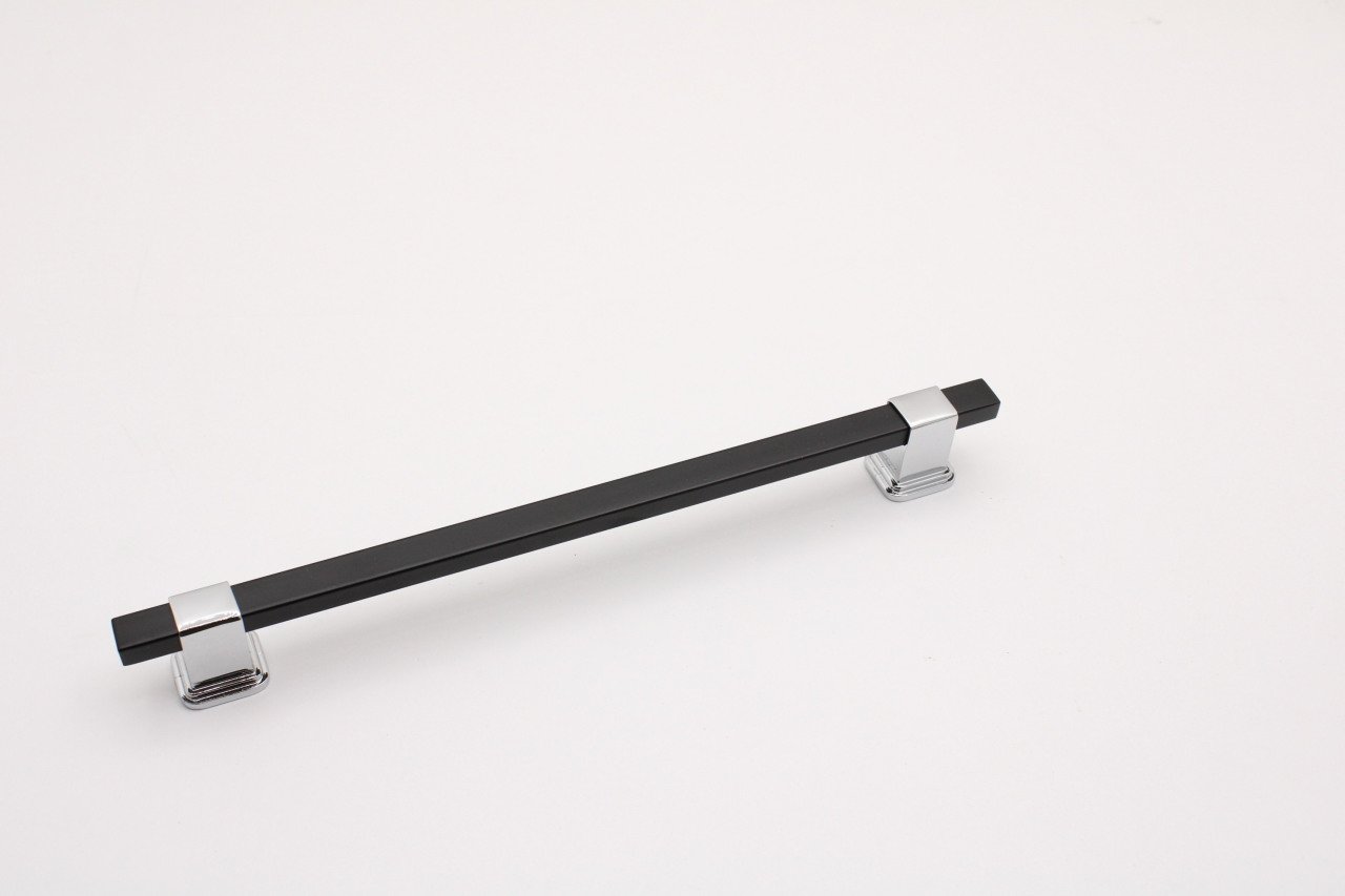 ÖZEN MOBİLYA KULP 136-224 MM KROM-SİYAH