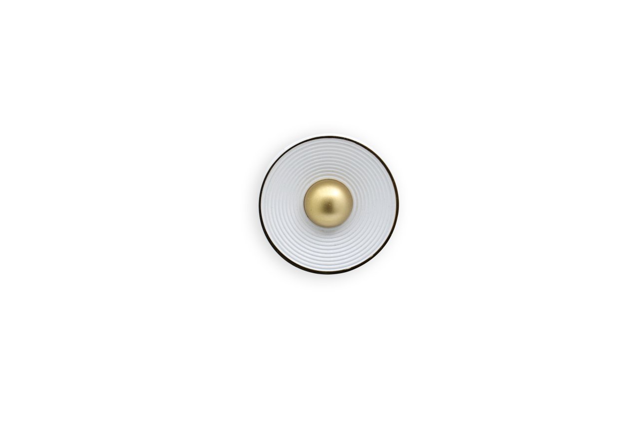 YENİ BROŞ MOBİLYA KULP 32 MM ALTIN BEYAZ