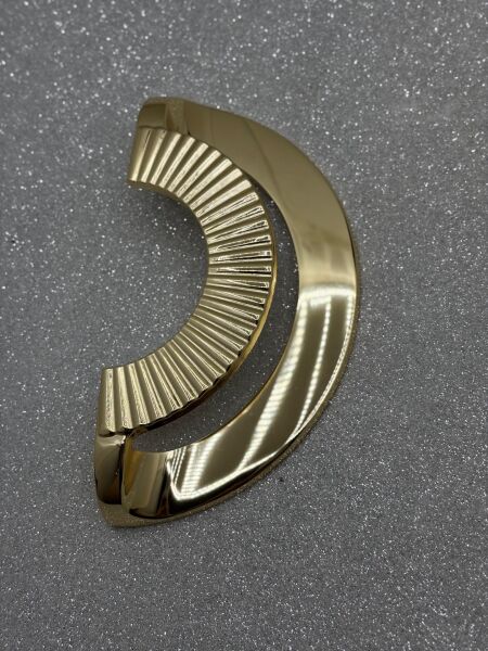MAKS OVAR ÇİZGİLİ 128MM DOLAP KULPU ALTIN