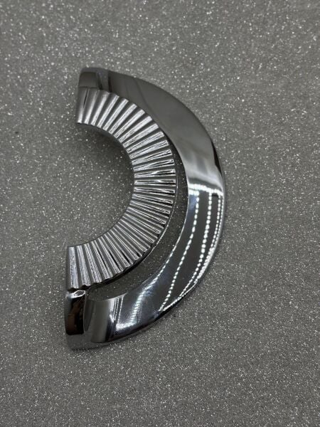 MAKS OVAR ÇİZGİLİ 128MM DOLAP KULPU KROM