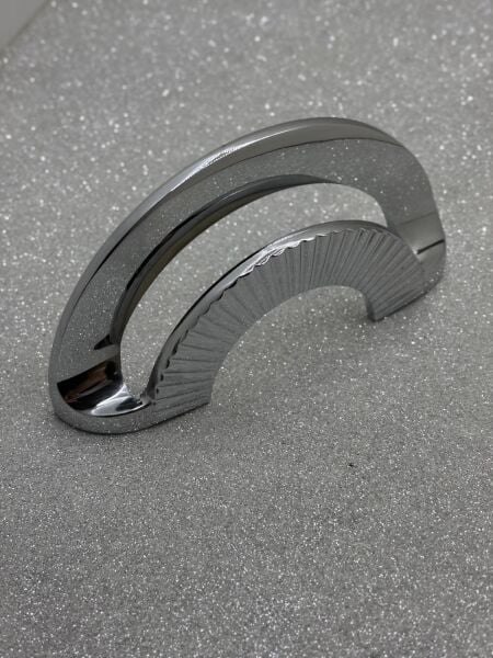 MAKS OVAR ÇİZGİLİ 128MM DOLAP KULPU KROM