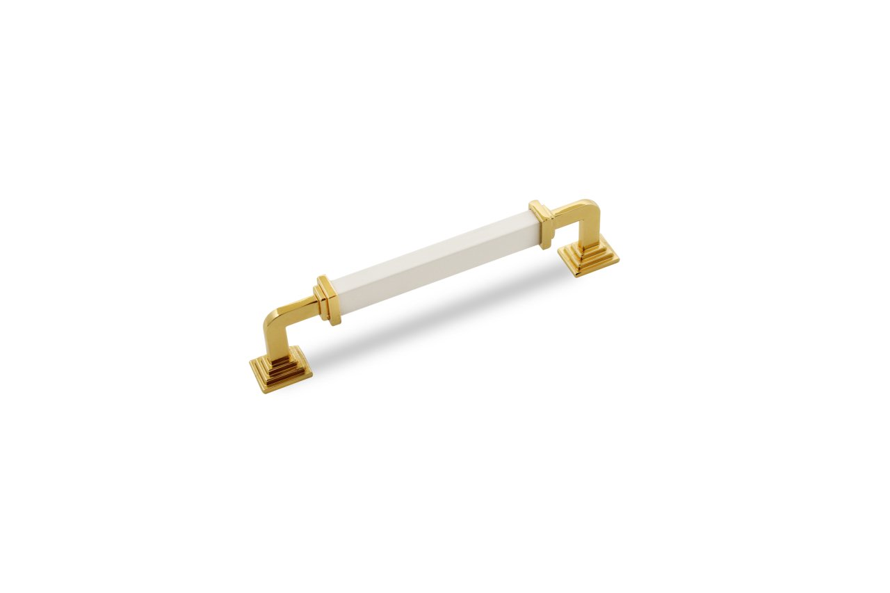 OZEN MOBİLYA KULP 149-128mm ALTIN BEYAZ